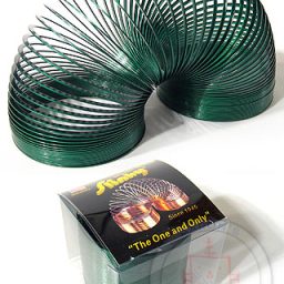 Slinky in Green Metal