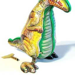 Dinosaur T Rex Windup Tin Toy