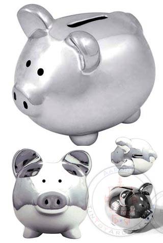 Piggy Bank Silver
