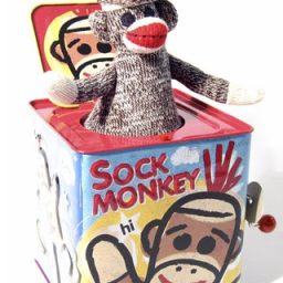Sock Monkey Jack in the Box
