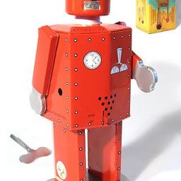 Sparking Giant Red Atomic Robot(Dented Box)