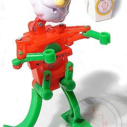 Santa Noggin Bop Plastic Wind Up