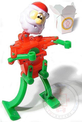 Santa Noggin Bop Plastic Wind Up
