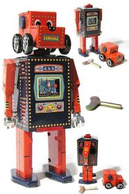 Rescue Helicopter Tin Toy Wind Up