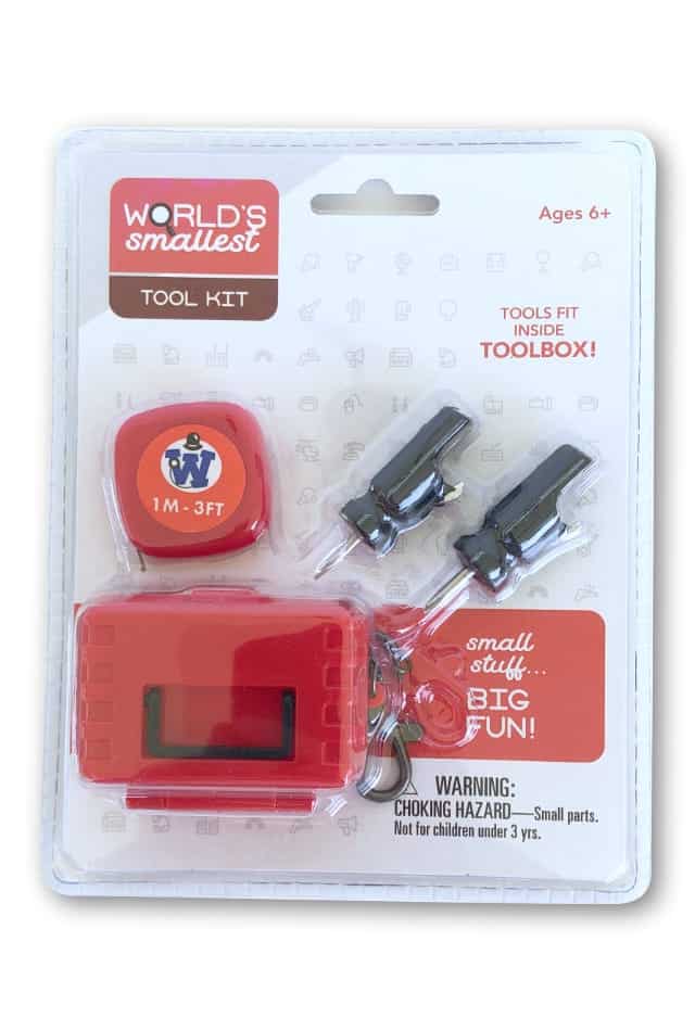 Worlds Smallest Tool Box With 3 Mini Tools