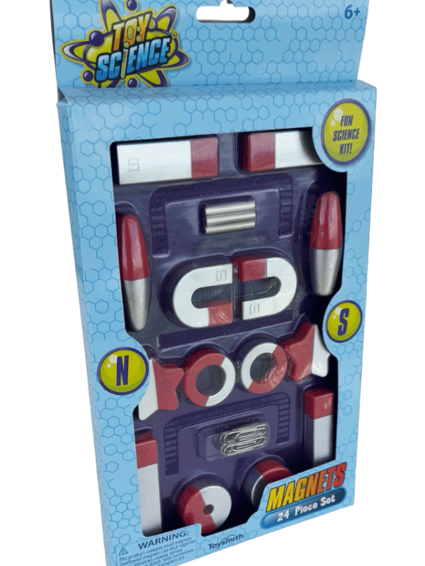 Deluxe Magnets Kit Set of 24 Science Toys