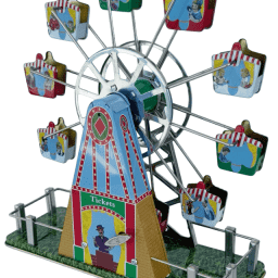 Musical Ferris Wheel Tin Toy Victorian Windup