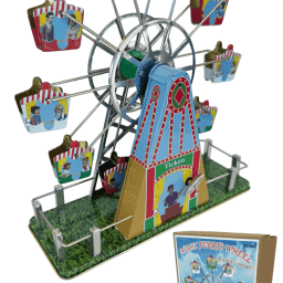 Musical Ferris Wheel Tin Toy Victorian Windup
