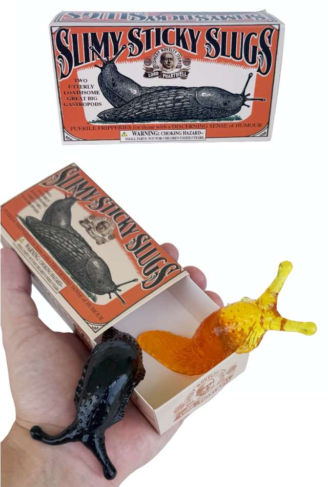 Slimy Sticky Slugs Two Gross Gastropods Joke Prank